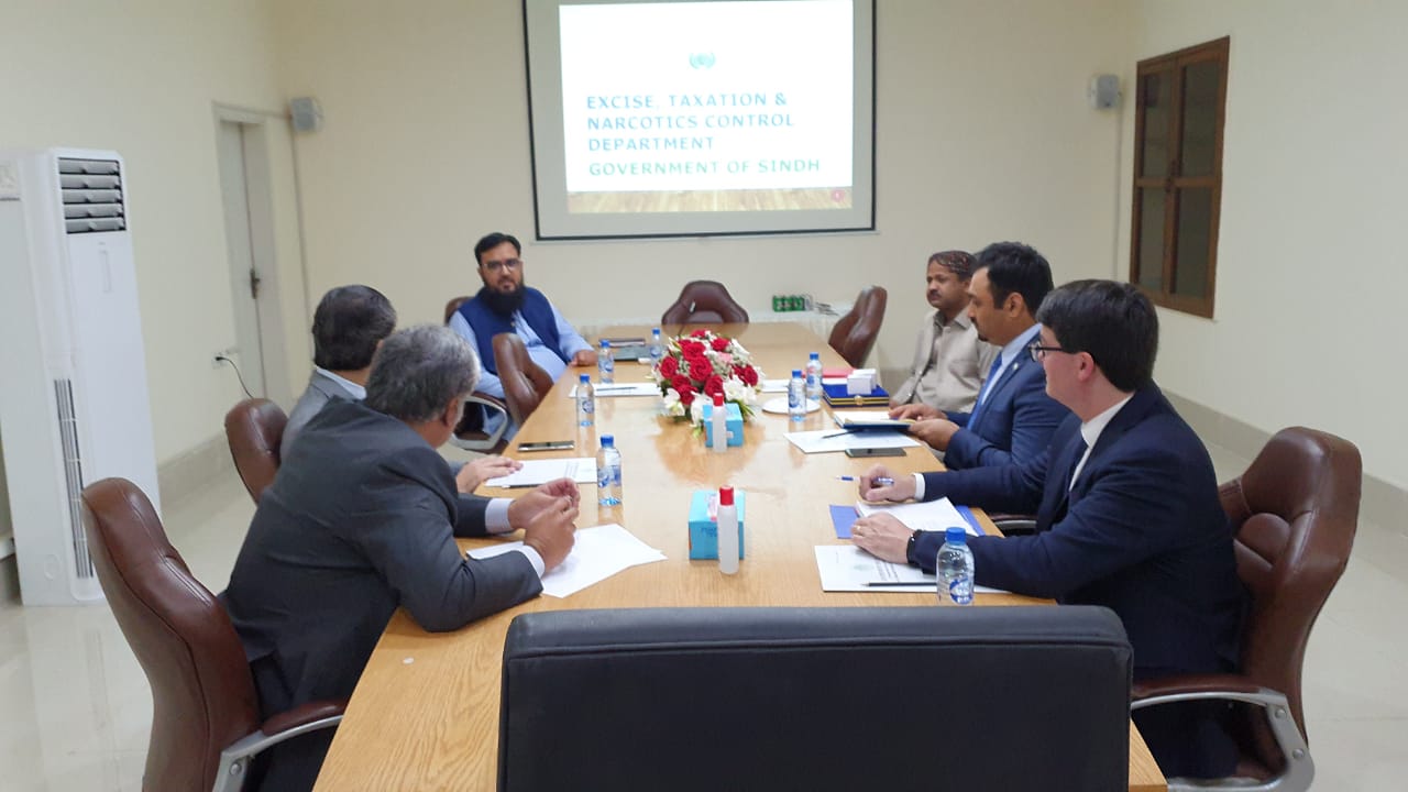 Presentation of Narcotics efforts undertaken by Excise, Taxation & NC Sindh