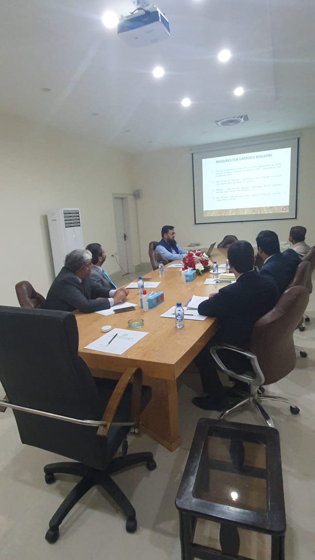 Presentation of Narcotics efforts undertaken by Excise, Taxation & NC Sindh