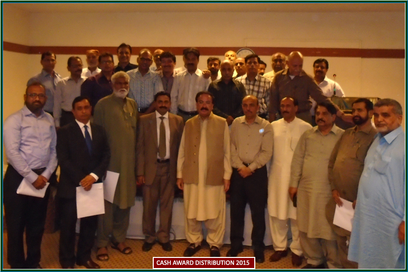 Cash Award Distribution 2015
