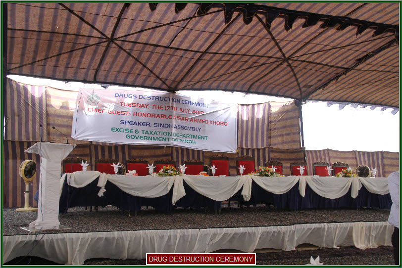 Drug Destruction Ceremony