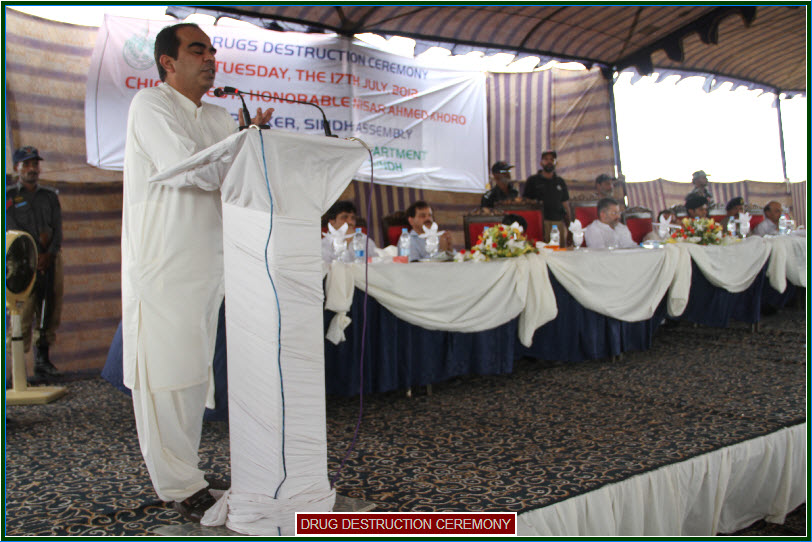 Drug Destruction Ceremony