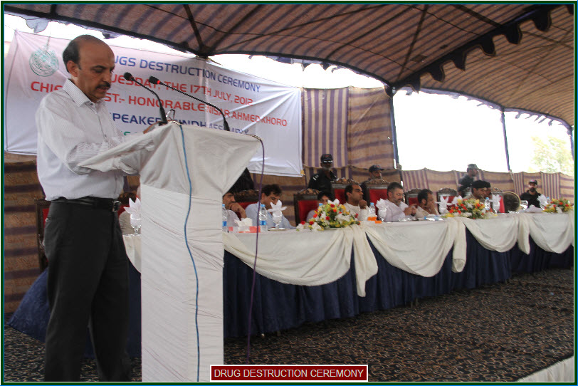 Drug Destruction Ceremony